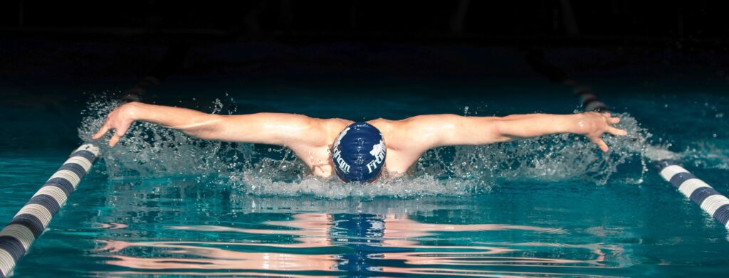 butterfly swimmer